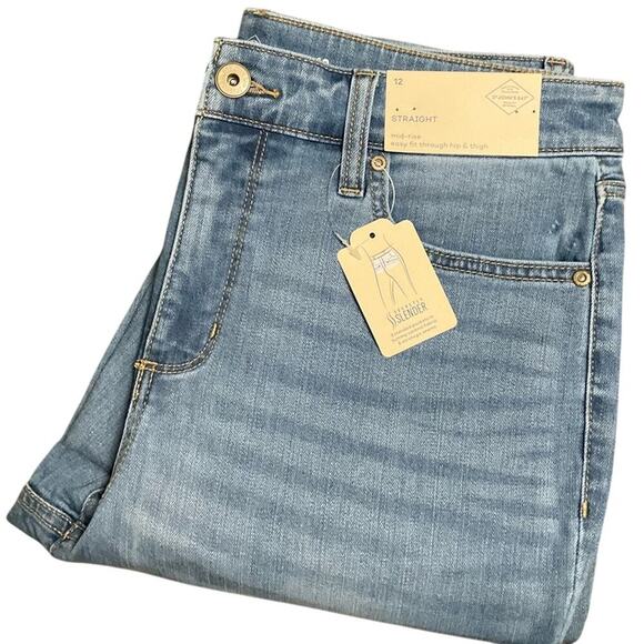 St. John Bay Women's Secretly Slender Mid-Rise Stretch Blue Jeans Size 12 NWT - Picture 4 of 8